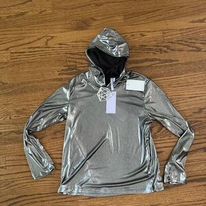 Good Luck Girls Metallic Girls Hoodie